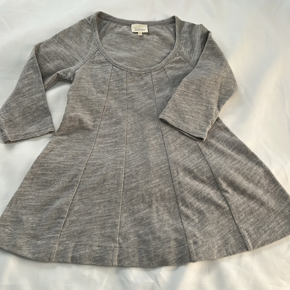 Deletta Babydoll Flare Top